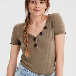 American Eagle Tan Shirt